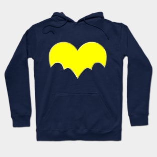 Bat Hero Heart Hoodie